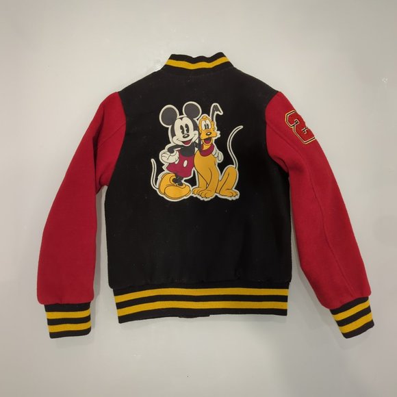 Vintage 2T Disney Mickey Mouse Varsity Jacket - Picture 1 of 7